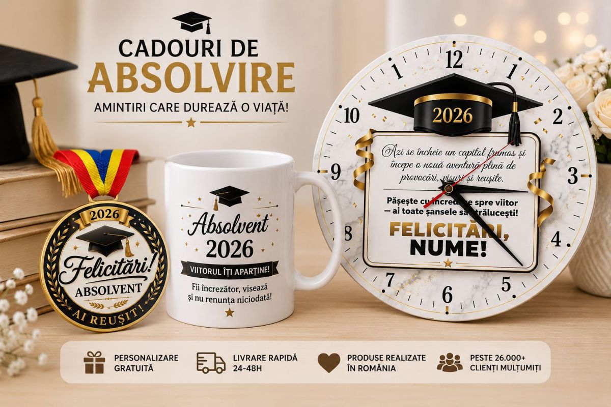 Cadouri de Absolvire Personalizate