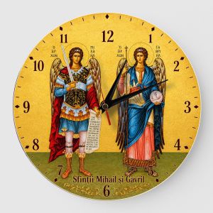 Ceas Cadou Crestin Icoana Sfintii Mihail si Gavril