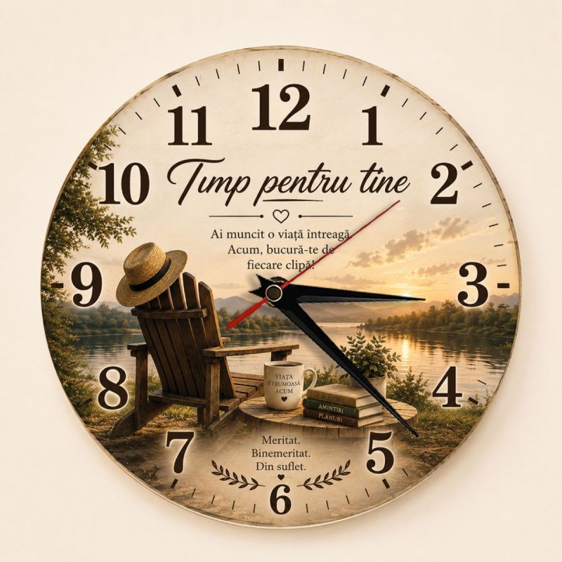 Ceas Cadou Pensionar Timp pentru tine