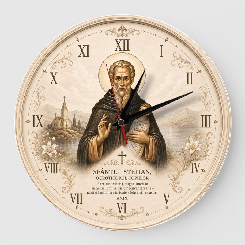 Ceas Creștin Personalizat – Sfântul Stelian, Ocrotitorul Copiilor