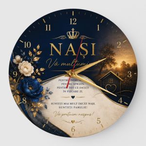 Ceas cadou pentru nasi crown and house