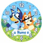 ceas personalizat bluey cadou cu nume